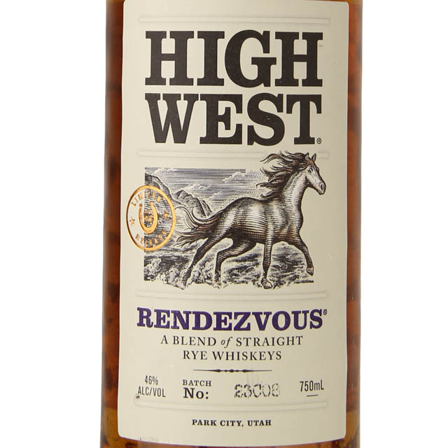 High West Rendezvous Rye / 750 ml