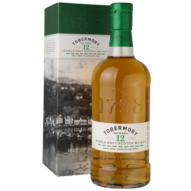 Tobermory Isle Of Mull 12Yr Single Malt Scotch Whisky / 750mL