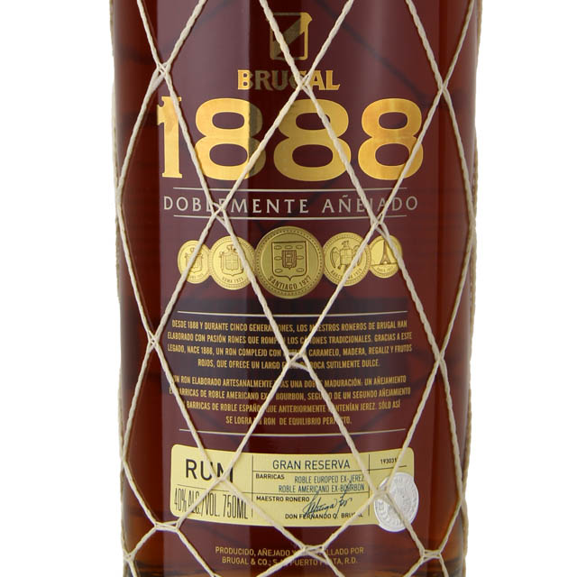 Brugal 1888 Ron Gran Reserva Familiar Rum / 750 ml