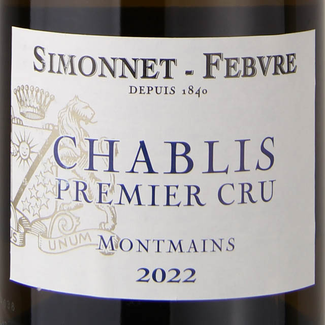 Simonnet-Febvre Premier Cru Montmains Chablis / 750mL