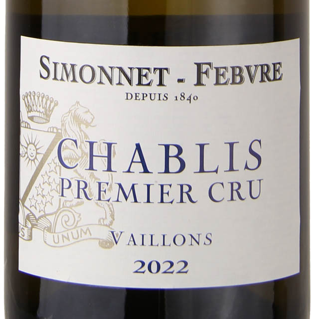 Simonnet-Febvre Premier Cru Vaillons Chablis / 750mL