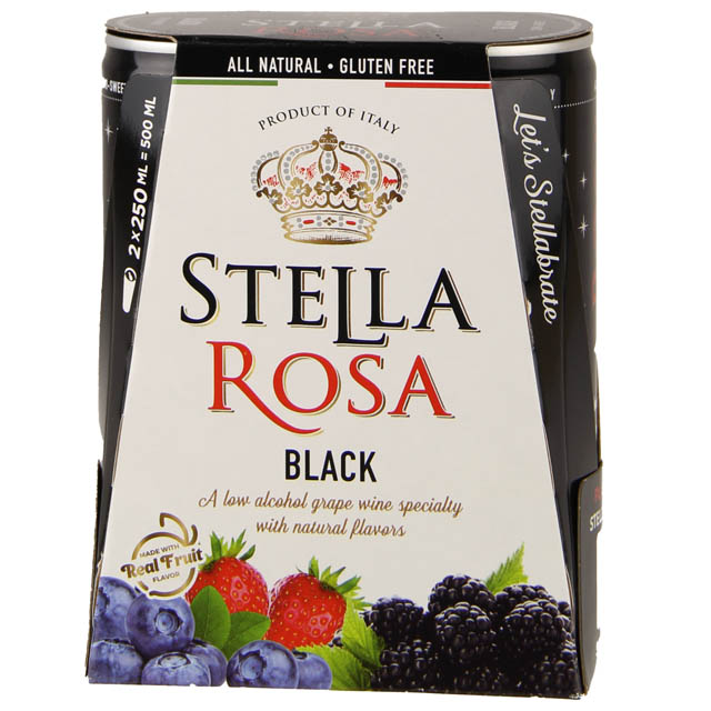 Stella Rosa Black 2 Pack Cans  / 2-250mL