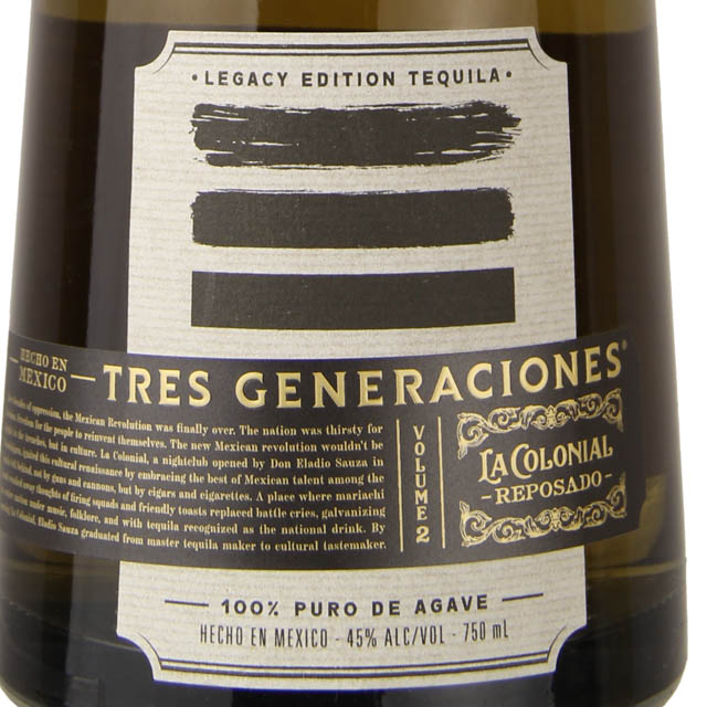 Tres Generaciones La Colonial Reposado / 750 ml