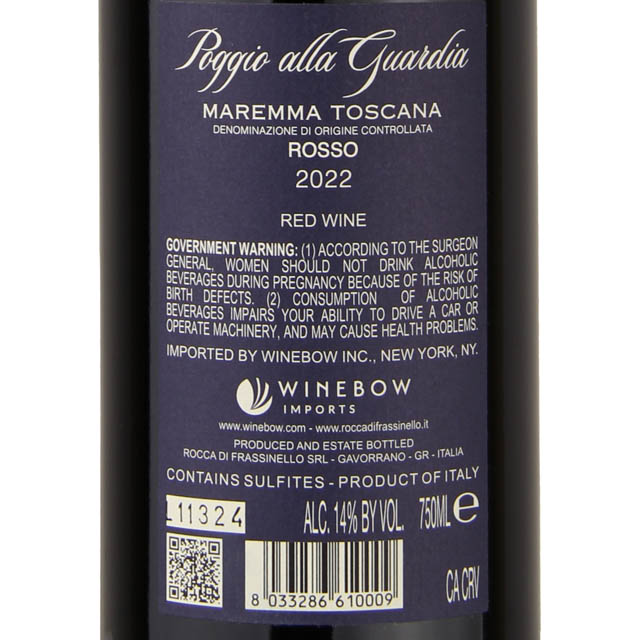 Rocca di Frassinello Poggio Alla Guardia / 750mL