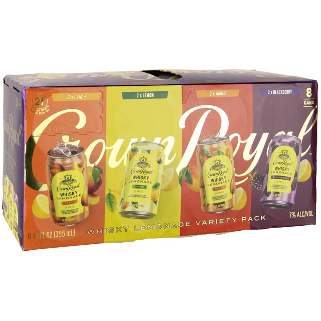 Crown Royal Canadian Whisky Variety 8 Pk / 8-355mL