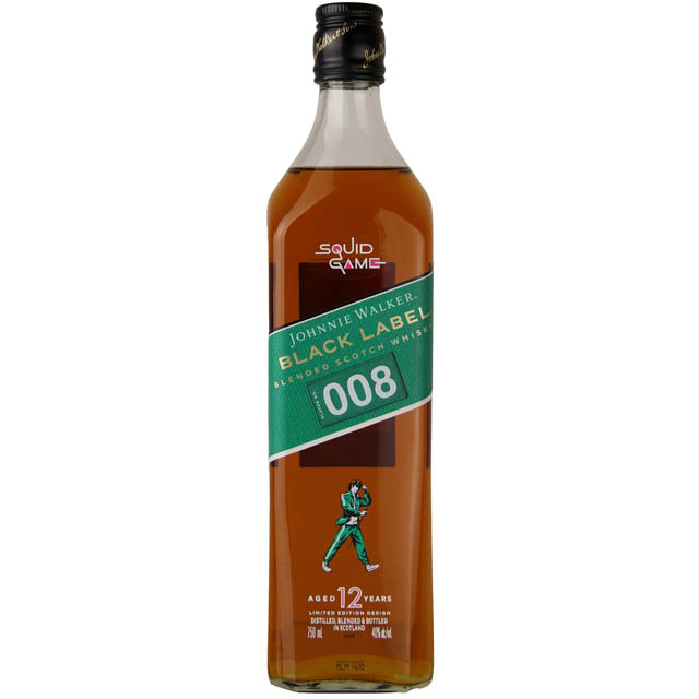 Johnnie Walker Black Squid Game Label Blended Scotch Whisky / 750 ml