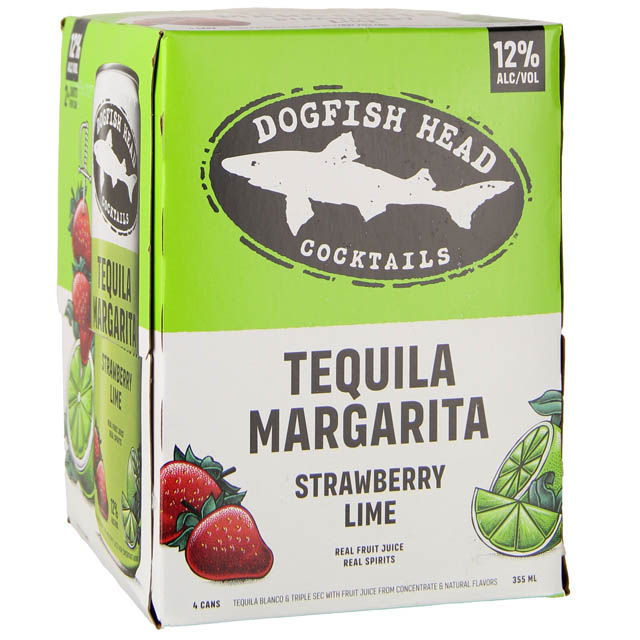 Dogfish Head Distilling Company Strawberry Lime Tequila Margarita 4 Pk / 4-355mL