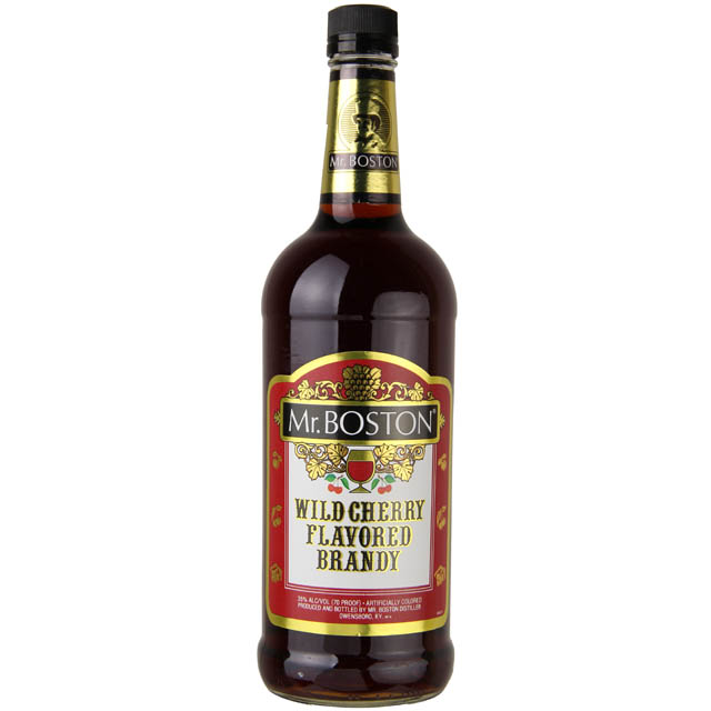 Mr. Boston Wild Cherry Flavored Brandy / Ltr