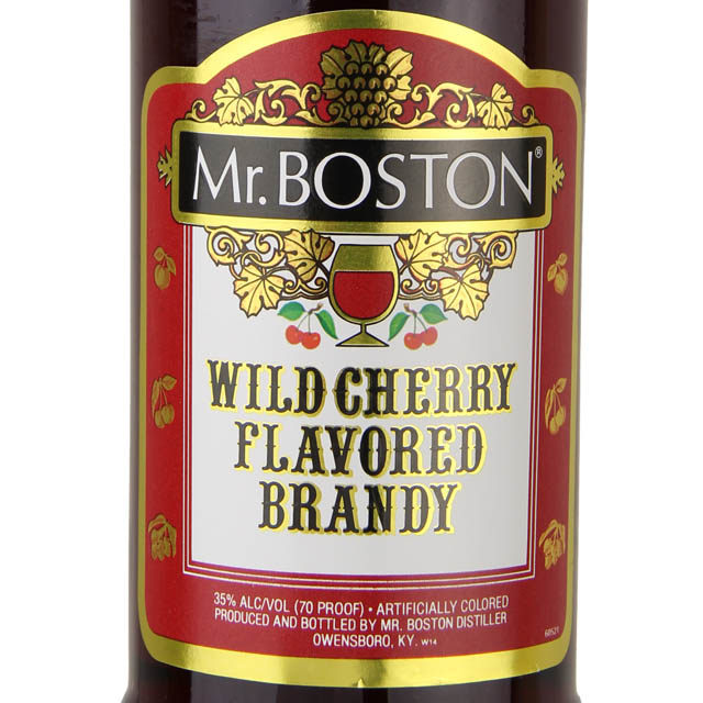 Mr. Boston Wild Cherry Flavored Brandy / Ltr