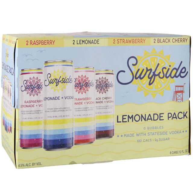 Surfside Lemonade Vodka Variety 8Pk / 8-355mL