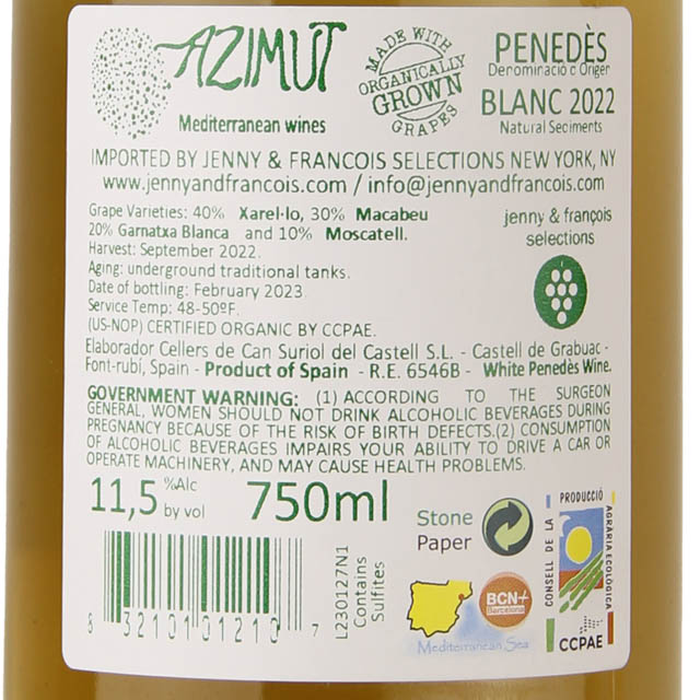 Azimut Blanc / 750ml