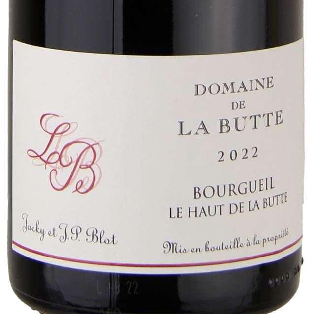 Domaine De La Butte Bourgueil Le Haut de la Butte / 750mL