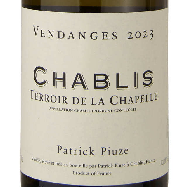 Patrick Piuze Terroir De La Chapelle Chablis / 750 ml