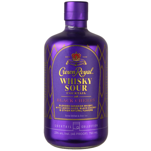 Crown Royal Whisky Sour with Black Cherry Cocktail / 750mL