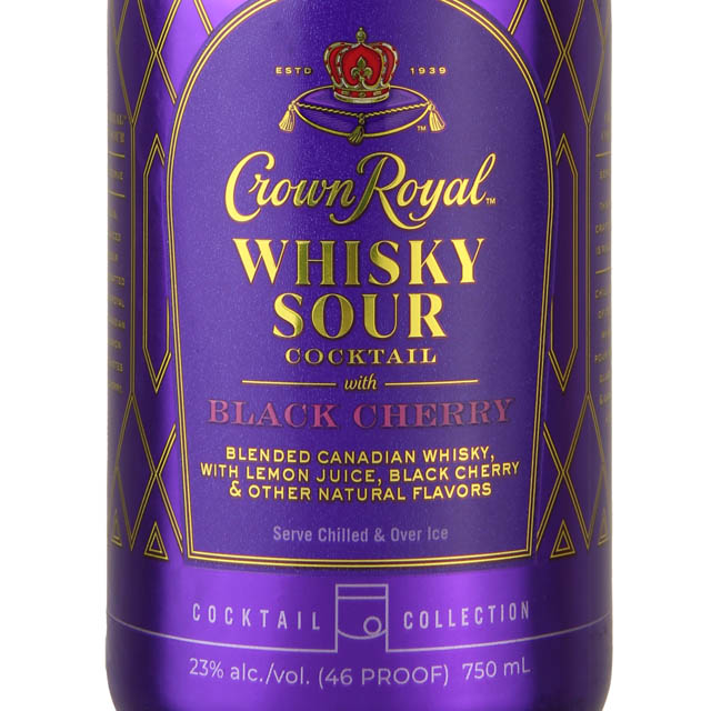 Crown Royal Whisky Sour with Black Cherry Cocktail / 750mL