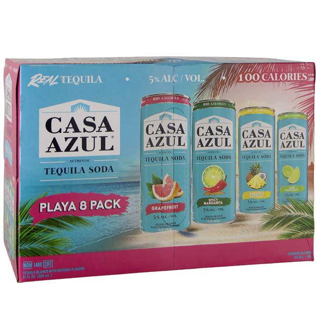 Casa Azul Tequila Playa Variety 8 Pk / 8-355mL