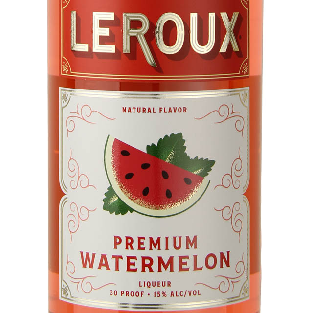 Leroux Premium Watermelon Liqueur / Ltr