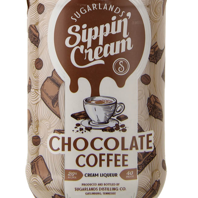 Sugarlands Sippin Cream Dark Chocolate Coffee Cream Liqueur / 750mL