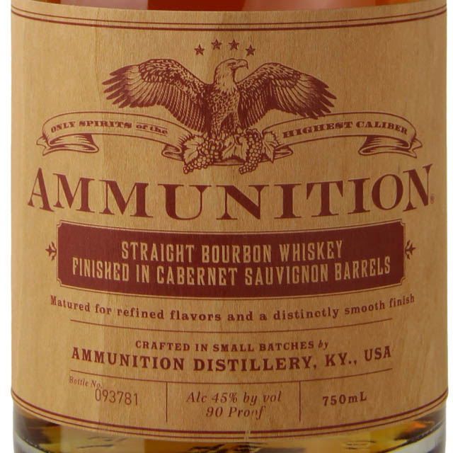 Ammunition Straight Bourbon Whiskey / 750mL