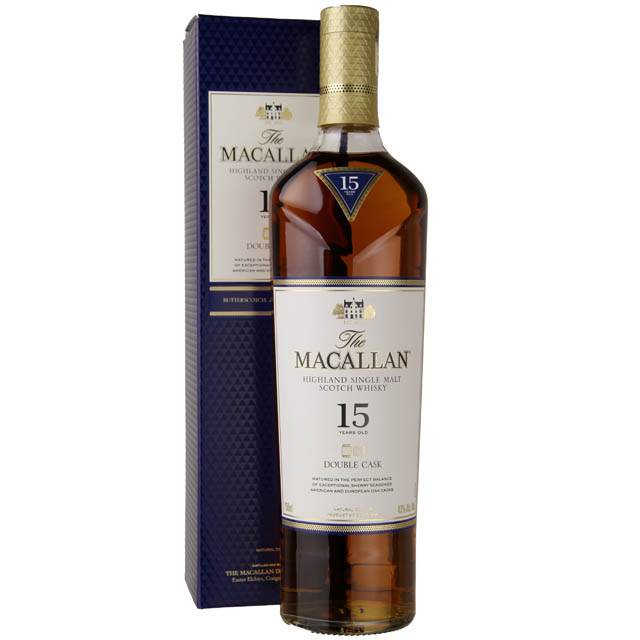 Macallan 15 Yr Double Cask Highland Single Malt Scotch Whisky / 750 ml