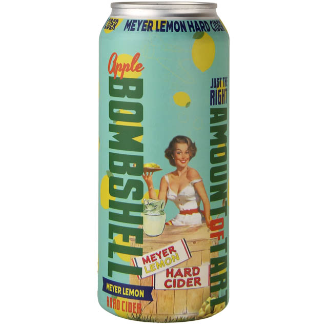 Three Brothers Bombshell Apple Meyer Lemonade Hard Cider / 473mL