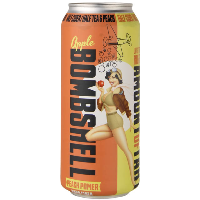 Three Brothers Bombshell Apple Peach Pomer Hard Cider / 473mL