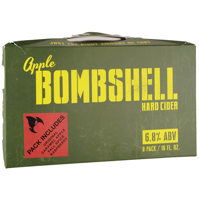 Three Brothers Bombshell Apple Hard Cider Variety 8 Pack / 8-473mL