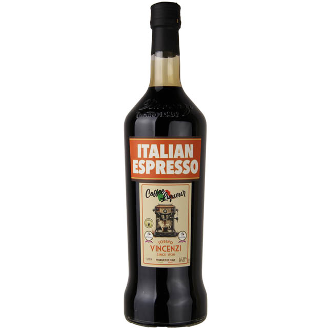 Vincenzi Italian Espresso Coffee Liqueur / Ltr