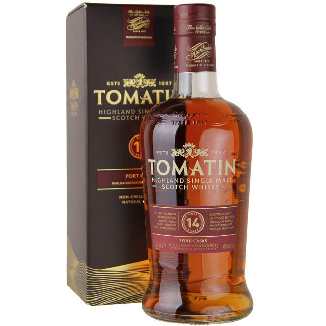 Tomatin 14 Yr Port Casks Highland Single Malt Scotch Whisky / 750 ml