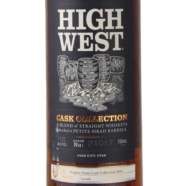 High West Cask Collection Petite Sirah Whiskey / 750 ml