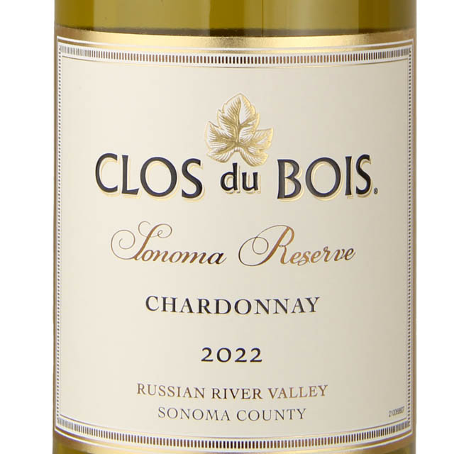 Clos Du Bois Russian River Reserve Chardonnay / 750 ml