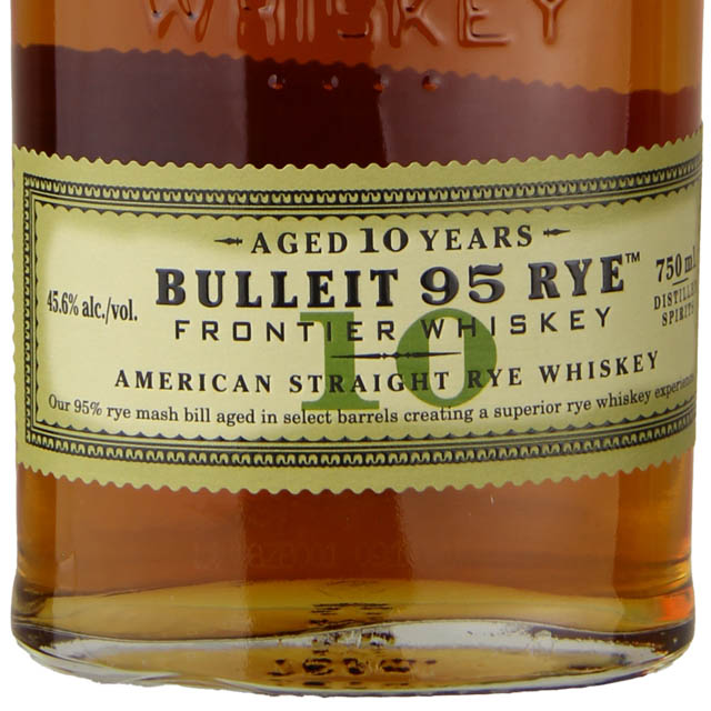 Bulleit 10 Year American Straight Rye Whiskey / 750mL