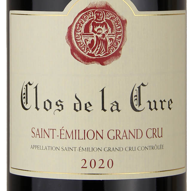 Clos de la Cure Saint Emilion Grand Cru Bordeaux / 750mL