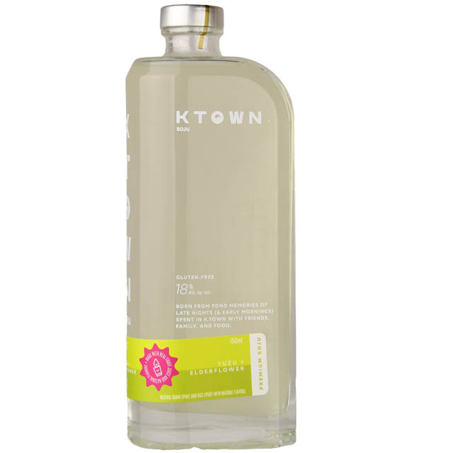 K Town Yuzu &amp; Elderflower Soju / 750mL