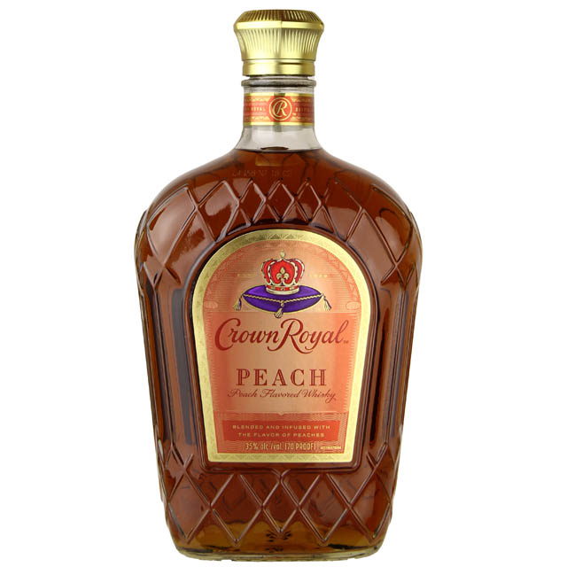 Crown Royal Peach Flavored Canadian Whisky / Ltr