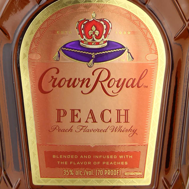 Crown Royal Peach Flavored Canadian Whisky / Ltr
