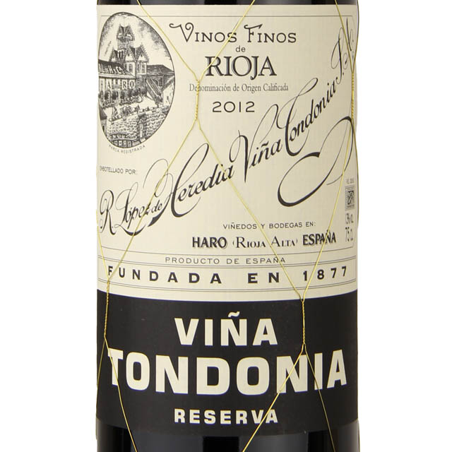 Lopez De Heredia Vina Tondonia Reserva Red 2012 / 750mL