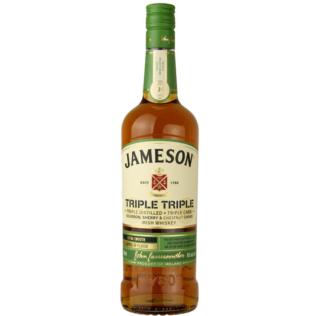 Jameson Triple Triple Irish Whiskey / 750 ml