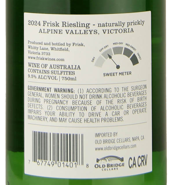 Frisk Prickly Riesling / 750mL