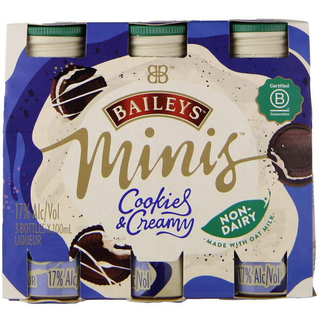 Baileys Cookies &amp; Creamy Liqueur 3 Pack / 3-100mL