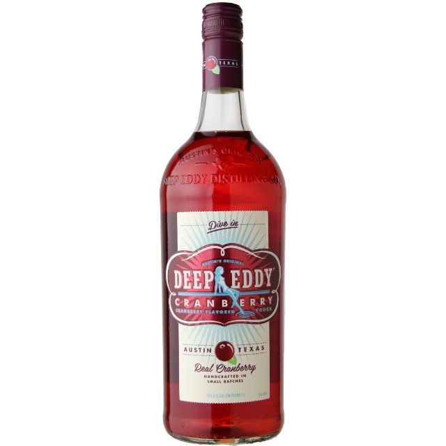 Deep Eddy Real Cranberry Flavored Vodka / Ltr