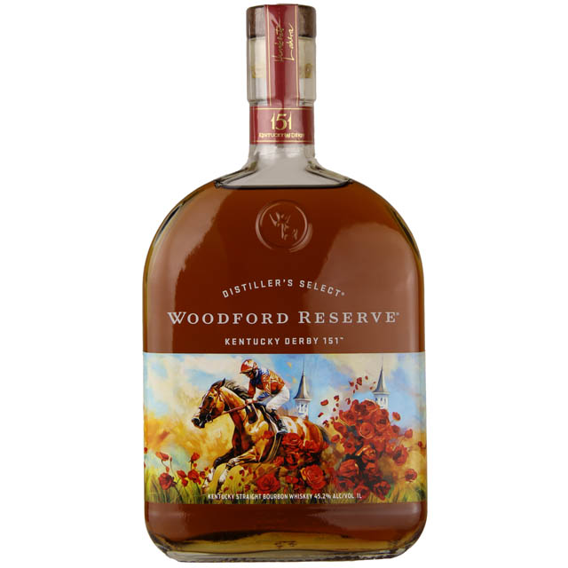 Woodford Reserve Bourbon Kentucky Derby 151 Label / Ltr