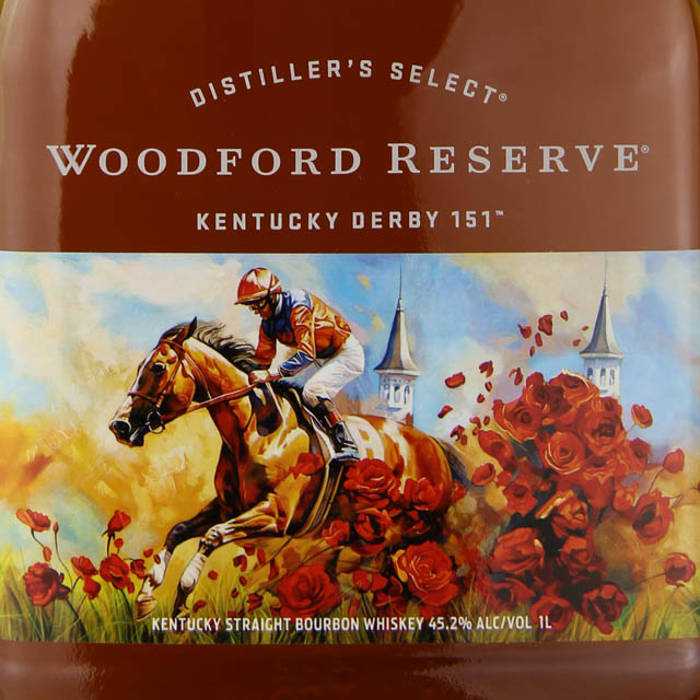 Woodford Reserve Bourbon Kentucky Derby 151 Label / Ltr