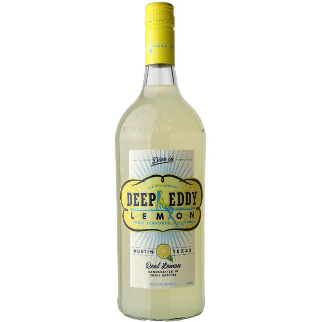 Deep Eddy Real Lemon Flavored Vodka / Ltr