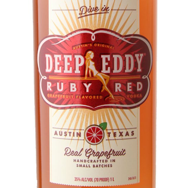 Deep Eddy Ruby Red Real Grapefruit Flavored Vodka / Ltr