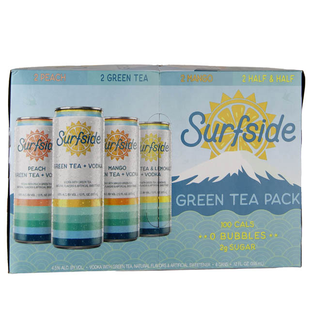 Surfside Green Tea Vodka Variety 8 Pk / 8-355mL