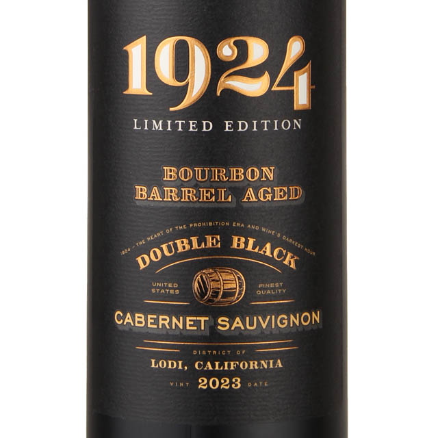 1924 Bourbon Barrel Aged Double Black Cabernet Sauvignon / 750mL