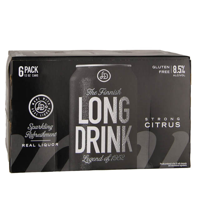 The Finnish Long Drink Strong Citrus 6 Pack Cans / 6-355mL