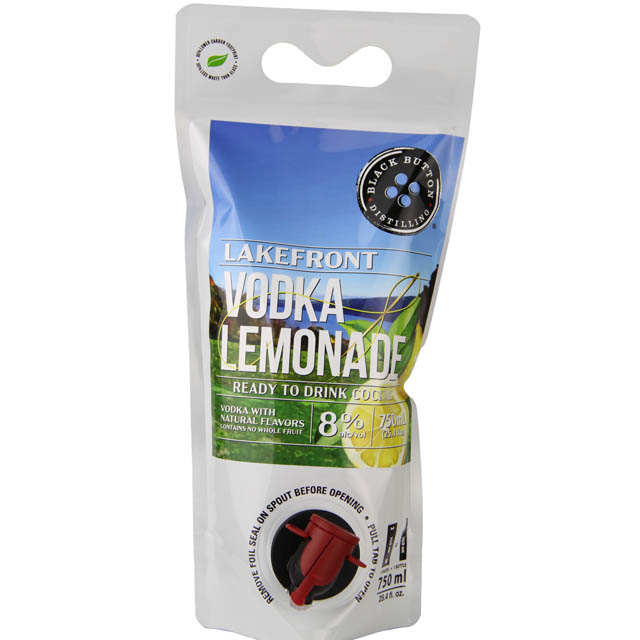 Black Button Lakefront Vodka Lemonade Pouch / 750mL
