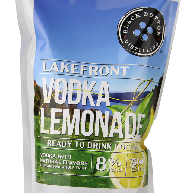 Black Button Lakefront Vodka Lemonade Pouch / 750mL